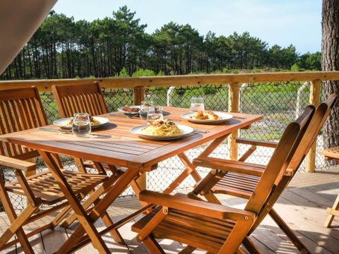 BUNGALOW TOILÉ 4 personnes - GLAMPING LUXURY FAMILY 4Pers