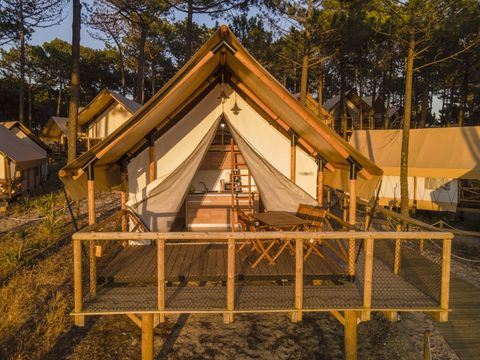 BUNGALOW TOILÉ 6 personnes - GLAMPING LUXURY FAMILY +