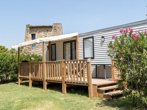 MOBILHOME 6 personnes - BAY PREMIUM 32m² vue jardin
