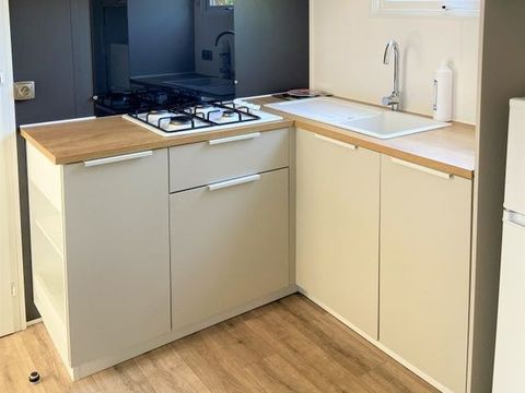 MOBILHOME 6 personnes - BAY PREMIUM 32m² vue jardin
