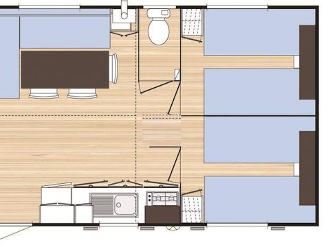 MOBILHOME 6 personnes - ESPACE CLASSIC 30m2