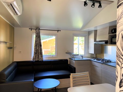 MOBILHOME 6 personnes - ESPACE PREMIUM 35m2 clim TV