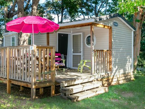 MOBILHOME 6 personnes - MH2 Confort* 27 m² + lit double en 160, avec sanitaires