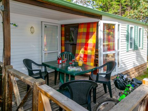 MOBILHOME 4 personnes - MH2 Confort 27 m² + clim, avec sanitaires