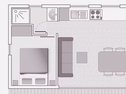 MOBILHOME 4 personnes - Mobil-home  Siréne SPA 2 CH  clim+PLANCHA