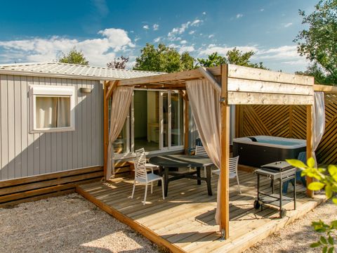 MOBILHOME 4 personnes - Mobil-home  Siréne SPA 2 CH  clim+PLANCHA