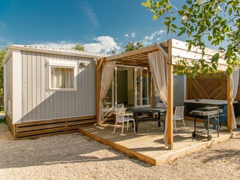 MOBILHOME 4 personnes - Mobil-home  Siréne SPA 2 CH  clim+PLANCHA
