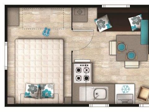 MOBILHOME 4 personnes - 21m²