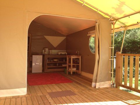 TENTE TOILE ET BOIS 4 personnes - Lodge Canada