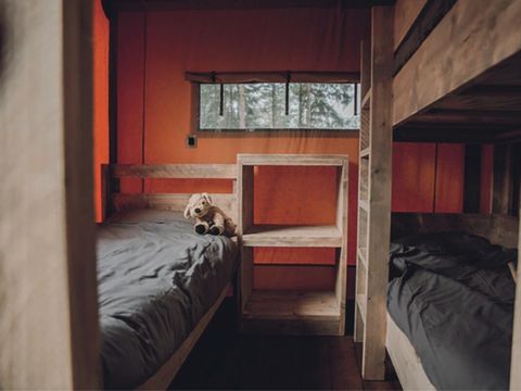 TENTE TOILE ET BOIS 5 personnes - Lodge 3 Pièces 5 Personnes