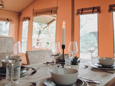 TENTE TOILE ET BOIS 5 personnes - Lodge 3 Pièces 5 Personnes