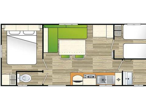 MOBILHOME 4 personnes - TITANIA