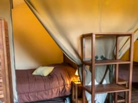 Tente en toile et en bois 5 personnes - Safari Lodge
