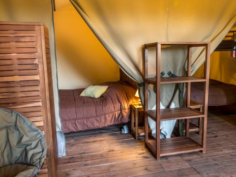 TENTE TOILE ET BOIS 5 personnes - Safari Lodge 