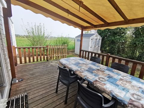MOBILHOME 4 personnes - Parc N°7 - Terrasse Couverte - 2 chambres