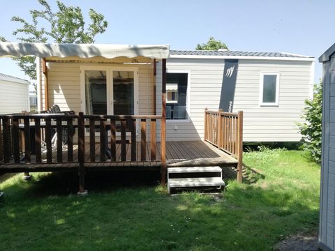 MOBILHOME 6 personnes - Parc N°7 - Terrasse Couverte - 2 chambres