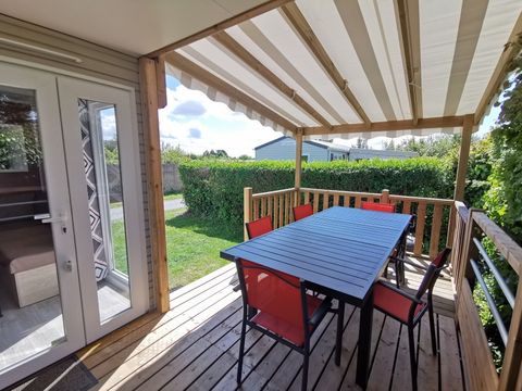 MOBILHOME 6 personnes - Tranquillou - 3 chambres + Terrasse couverte - 34 m²