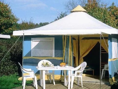 BUNGALOW TOILÉ 5 personnes - sans sanitaires BUNGALOW TOILÉ 5 personnes - sans sanitaires