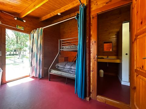 TENTE TOILE ET BOIS 5 personnes - Cabane bois