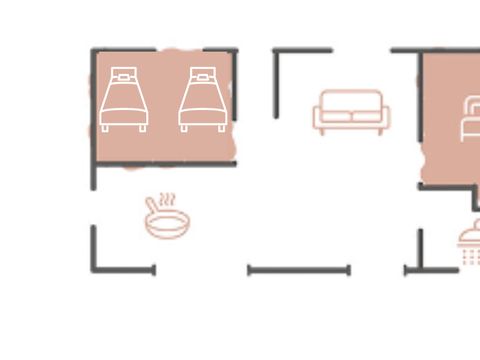 MOBILHOME 4 personnes - Le Gisors