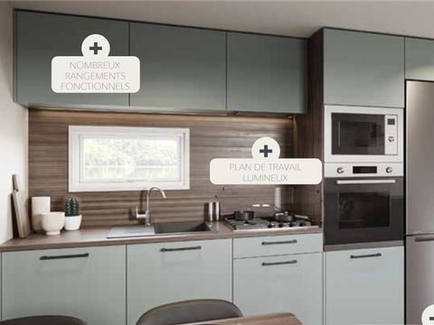 MOBILHOME 4 personnes - Mobil-home Premium Bord de Seine - 202 - 2 chambres