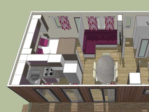 MOBILHOME 6 personnes - COTTAGE SAUTERNES