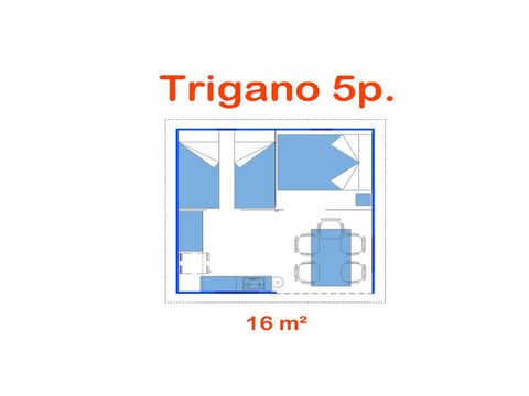 TENTE 5 personnes - Trigano (sans sanitaires) TENTE 5 personnes - Trigano (sans sanitaires)