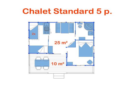 CHALET 6 personnes - Melià (Standard)