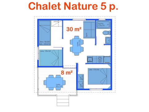 CHALET 6 personnes - Natura