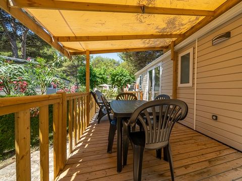 MOBILHOME 6 personnes - Comfort XL | 3 Ch. | 6 Pers. | Terrasse Couverte | Clim. MOBILHOME 6 personnes - Comfort XL | 3 Ch. | 6 Pers. | Terrasse Couverte | Clim.