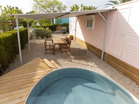 Mobilhome 3 personnes - MOBIL-HOME AVEC PISCINE 04