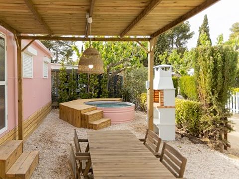 Bungalow 4 personnes - MOBIL-HOME AVEC PISCINE 05