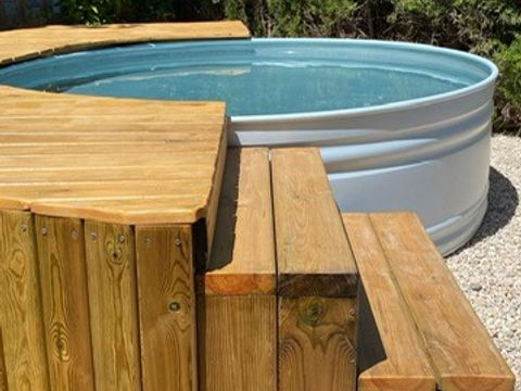 Bungalow 5 personnes - MOBIL-HOME AVEC PISCINE 02