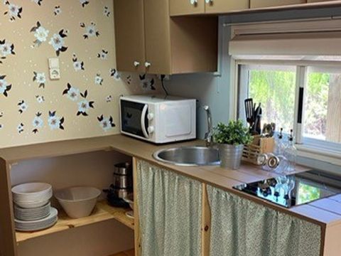 Bungalow 5 personnes - MOBIL-HOME AVEC PISCINE 02