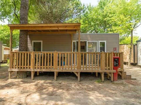 MOBILHOME 4 personnes - Comfort | 2 Ch. | 4 Pers. | Terrasse surélevée | Clim.