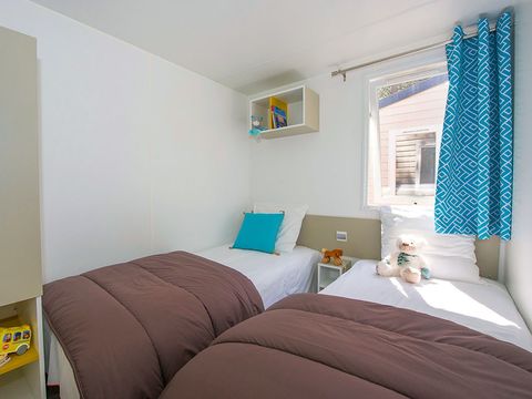 Mobilhome 6 personnes - Comfort XL | 3 Ch. | 6 Pers. | Terrasse surélevée | Clim.