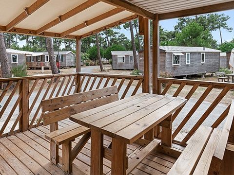 MOBILHOME 6 personnes - Comfort | 3 Ch. | 6 Pers. | Terrasse simple | Clim.