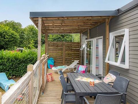 MOBILHOME 6 personnes - Mobil-home | Premium | 3 Ch. | 6 Pers. | Terrasse surélevée | Clim.