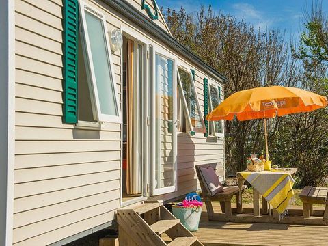 MOBILHOME 4 personnes - Comfort | 2 Ch. | 4 Pers. | Terrasse simple | Clim.
