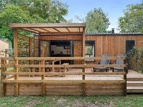 MOBILHOME 6 personnes - Mobil-home | Ultimate | 3 Ch. | 6 Pers. | Terrasse surélevée | 2 SDB | Clim.