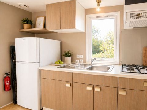 MOBILHOME 4 personnes - 4 PERS VUE ETANG