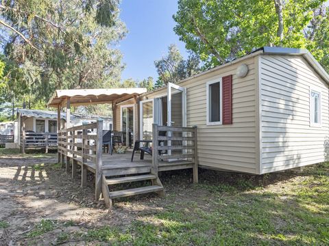 MOBILHOME 6 personnes - Mobil-home | Comfort | 2 Ch. | 4/6 Pers. | Terrasse Couverte | Clim.