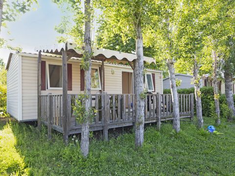 MOBILHOME 6 personnes - Classic | 2 Ch. | 4/6 Pers. | Terrasse surélevée | Clim.