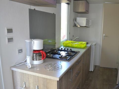 Mobilhome 4 personnes - 28m² - 2 chambres - sans TV