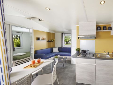 MOBILHOME 4 personnes - 28m² - 2 chambres (lit 160cm) - sans TV -
