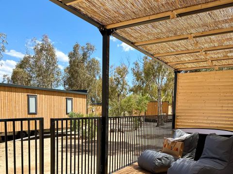 MOBILHOME 5 personnes - BEACHLUXE avec deux chambres et bain à remous