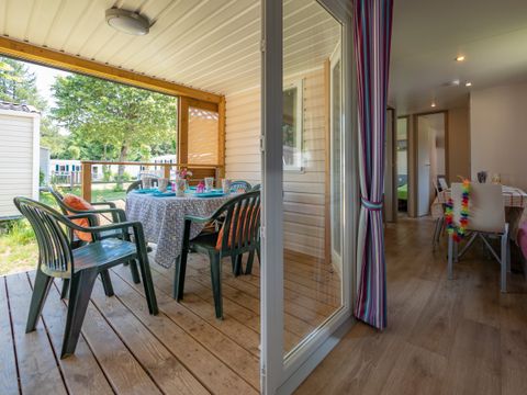 MOBILHOME 6 personnes - CONFORT TERRASSE COUVERTE 29M² dim/dim