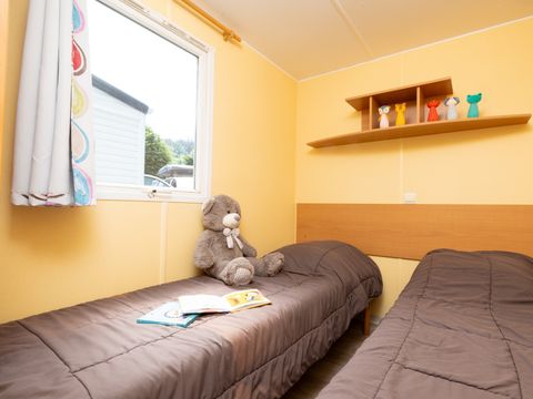 Mobilhome 4 personnes - CLASSIQUE TERRASSE COUVERTE 27M² dim/dim