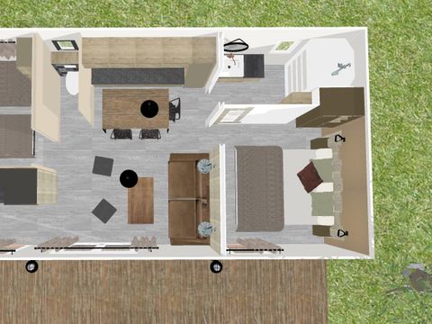 Mobilhome 7 personnes - Cottage Premium Spa