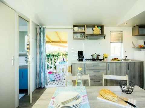 Mobilhome 6 personnes - Cosy 3 Pièces 4/6 Personnes Climatisé (5 adultes et 1 enfant de -14 ans)